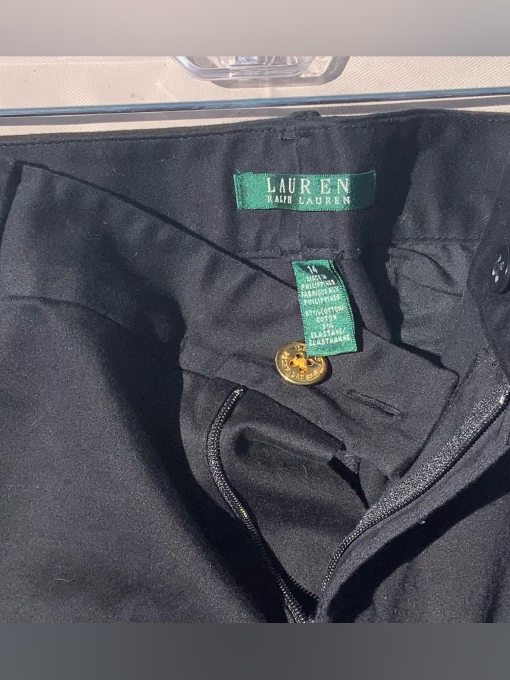 Ralph Lauren Black Shorts 14 - Picture 4 of 4